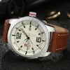 Nuovo marchio NAVIFORCE cinque colori orologio sportivo da uomo orologio al quarzo da uomo orologio da uomo in pelle uniforme militare Relogio Masculino