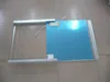Бесплатная доставка Высококачественная поверхностная установленная светодиодная панель потолочного кронштейна 595x595x50mm алюминиевый сплав материал супер тонкий дизайн
