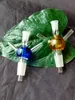 Farbige Ball-T-Bongs Ölbrenner Rohre Wasserpfeifen Kawumm Bohrinseln Raucher Kostenloser Versand