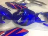 3 Gåva Ny för Honda CBR1000RR 2004 2005 1000RR 04 05 ABS Motorcykel Fairing Kit Bodywork Silver Blue AH3