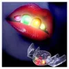 Belysning LED Blinkande munstycke Flash Brace Mouth Guard Piece Festlig part Tillbehör Glöd Tand Roliga Ljusleksaker