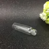 7ml Mini Refillerbar Clear Glass Parfym Tom flaska Kosmetisk 1 / 4oz 7cc Pump Atomizer Sample-flaskans rör