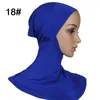 Hele-1 st 43x45 cm plus size Modale Moslim Onder Sjaal Hoed Cap Bone Bonnet Hijab Islamitische Hoofd Slijtage Nek Borst Cover pick 20 col273P