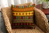 Folk Style Bohemen Cushion Cover Sofa Decoratieve Sierkussenscase Fundas Cojines Vintage Linnen Katoenen Strepen Kussensloop