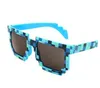 Pixel Mosaic Plaid sunglasses fashion men women CPU Bit Low Resolution Pixelated Sunglasses UV400 Party Fancy Dress props