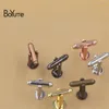 BoYuTe 40 Pezzi 2 Colori 6 MM 8 MM 10 MM 12 MM Rotondo Cabochon Base Impostazione Piatta Colla Pad Gemelli Vuoto Lunetta Vassoio Accessori Gioielli Fai Da Te