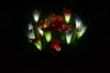 LED Solar Lamps Garden Lights LED Power Flower Stake Light Color Changing Outdoor Path Yard Decoration 4LED4083988