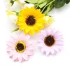 25 PCS Sunflower Soap Flower Head Bouquet Gift Box Decoration Collocation Flower Shop Supplies