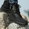 Military Tactical Combat Waterproof Boots Army Men Ankle Desert Boots Autumn Spring Travel Hiking Outdoor Climbing Shoes