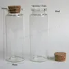 30 pçs / lote 40 ml frascos de garrafas de vidro transparente com cortiça, desejando garrafa rolha de cortiça, frasco de vidro