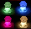 Bütün LED Yedi Renk Değiştirilebilir Led Cartoon Dogfogturlestarmonkeydolphin Flash Gece Işıkları Lamba Çocuklar Yanıp Sönen Oyuncaklar LAMP3521408