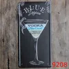 Buz soğuk bira şarap cooktail Araba Metal Plaka Eski Ev Dekor Tabela Bar Pub Cafe Garaj Dekoratif Metal burcu 30 * 15 cm