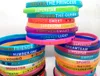 100pcs Party bag fillers Lovely Top Mixed Men Women Beautiful Silicone Bracelets Children Amazing Wristbands Fashion Jewelry NEW