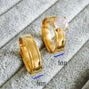 18k gold plated large CZ diamond 316L Stainless Steel Couples Rings Set for Men Women Engagement Anniversary Lovers pair rings2632