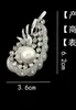 Faux Pearl Bloem Bruiloft Broche Hoge Kwaliteit Vintage Rhodium Tone Legering Fantastische Exquisite Bruids Boeket Pin Mode Revers Pin voor Vrouwen