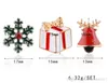 3 stijlen Creatieve Cartoon Kerst Broches Leuke Kerstman Jingle Bells Sokken Donuts Candy Emaille Pins Xmas Jacket Badges Brooo B645