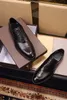 Fashion Show Mens Business Casual Oxfords обувь дышащая платье Корова кожа обувь оригинальное издание Black Chirstmas Size38-44