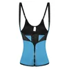 4 colori Cerniera Gancio Donne Nero Lattice Vita Trainer Corsetto Gilet Acciaio Osso Vita Cincher Body Shaper Corsetto -C