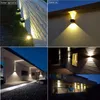 Modernt vattentät kubjusterbar 12W COB Outdoor LED Vägglampa IP65 Aluminium väggljus Garden Porch Sconce Decoration Light
