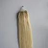 # 613 Bleach Blonde 100% бразильские волосы прямые петли микро кольцо волос 1G / Strand 50S / пакет 50 г 4B наращивание волос Micro ссылки