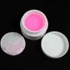 Groothandel- Heet 3 stuks 3 Kleur Helder wit Roze Nail Art Primer Base UV GEL Top Coat Builder Tips Decor