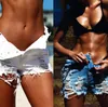 Goed A ++ Cowboy Shorts Vrouwelijke Explosie Dames Jeans Modellen Wijfjes Hole Burr Versleten Broek Tide JW013 Dames Jean