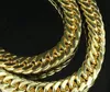 Dikke Chunky Chain 24k Real Solid Yellow Gold GF Ketting Mannen 60CM "Classics Sieraden GRATIS VERZENDING