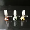 Nuovo adattatore per imbuto colorato, bong in vetro all'ingrosso, tubi dell'acqua in vetro per bruciatori a nafta, accessori per tubi di fumo