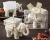 50st Lycka till elefant TEALIGHT HOLJE Ljushållare bröllop gynnar utan ljus inuti festbordsdekoration gåvor