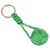 Hand-weaving monkey fist key chain bracelets Outdoor mountaineering key chains Braided rope forpet dog monkey cat