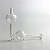 Universal Glass Ball Carb Cap Dabber med Clear Hookah Tjockkapslar för Quartz Banger Thermal Terp Core Flat Top Domeless Nail