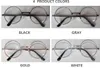 Retro men women round mirror reading glasses for metal frame glasses plain mirror personalized + 100...+4008215725