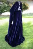 Royal Blue 2017 High Quality Halloween Wear Emboridery Bridal Cloak Totally Custom Made Winter Warm Wedding Accessories