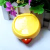 Cute Yellow Duck Contact Lenses Estuche Portable Care Box Mirror Included
