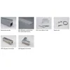10 X 1M sets/lot Office lighting aluminium led profile and anodized super large square channel for ceiling or pendant lamps