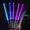 50 adet 26 cm Çok Renkler LED Glow Sopa LED Düğün Parti Flaş Işıkları Noel Oyunları Sticks Sihirli Değnek