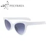 Mulheres luxuosas gato olho retrô sunglasses de alta moda designer marcas senhora estilo de verão sol óculos com caixa e case