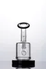 Zwarte handgrootte mini rig waterpijpen glazen waterleidingen recycler olieplatforms dab rigs dikke perc voor roken waterpijp 10 mm joint