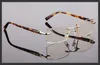 التدرج Rimless Diamond Acted Reading Glasses Usisex Qualit