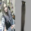 Silver gray hair extensions brazilian Straight human hair fusion u tip extensions 100s pre bonded human hair extensions 100g