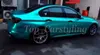 Tiffany Matte Chrome Vinyl Car Wrap Film with air bubble free satin chrome Covering styling graphics like 3m quality 1.52x20m roll