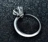 100% Real Solid 925 Sterling Zilveren Ringen Set 1 5 Karaat Sona CZ Diamant Zilveren Trouwringen voor Vrouwen Zilveren Fijne Sieraden R121349C
