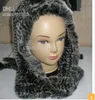 Rex Rabbit Fur Hat Cap Scarf / Hood / Hat Moda # 2313