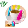 Porte-sachet de thé en Silicone organisateurs de stockage de cintre tasse tasse cadeau outils de fabrication de thé créatif forme de lapin bonbons couleurs boîte de passoire à infuseur à thé