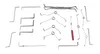 19 в 1 Многофункциональная функция пружинного замка на натяжение ключ на наклон установочный замок инструменты замок выбирать натяжные инструменты