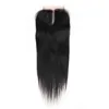 Peruvian Malaysian Indian Brazilian Virgin Straight Weaves Hair With Closure 8A Human Hair With Closure 3 OR 4 Bundles With Closur9368507