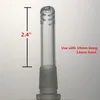 Cam 14mm Downstem Beaker Bongs için Çoklu Uzunlukları Aşağı Cam Bong Su Boruları için Yüksek Kaliteli Sigara Aksesuarı Kaynaklanıyor