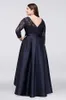 Robe de soirée noire grande taille, haute et basse, demi-manches, col en bijoux transparent, robe de soirée en dentelle, ligne a, robe de bal courte, bon marché