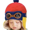 Niños pequeños Cool Baby Boy Girl Kids Infant Winter Pilot Warm Cap Bomber Hat Head ciucumtance de 47-52cm 4 años 90g