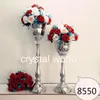 Silver wedding flower vase wedding table centerpiece table stand wedding decoration supply 10 pcs/lot